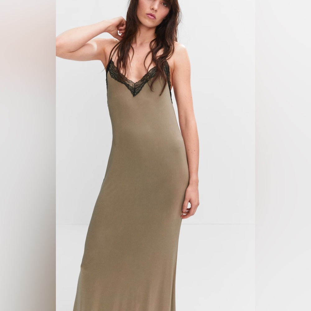 Open back slip dress NWOT
